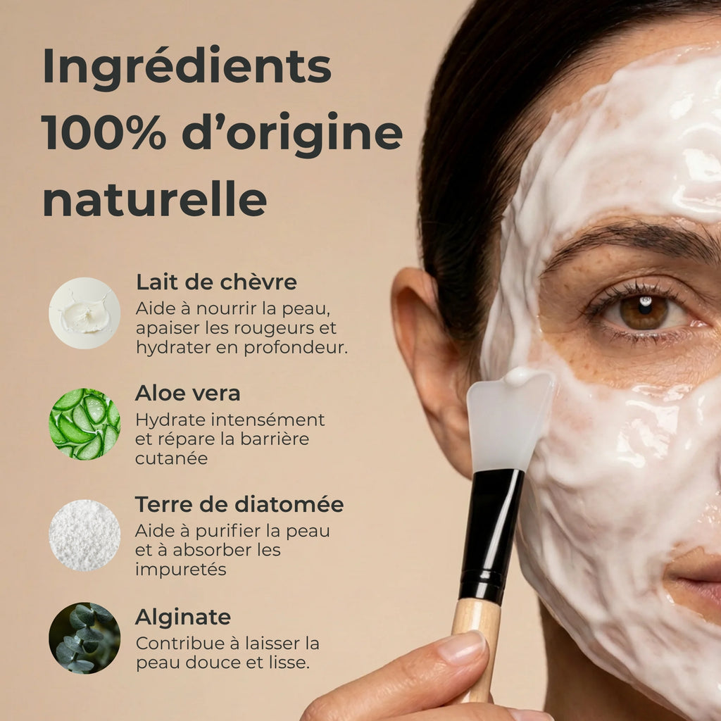 Masque au lait de chèvre